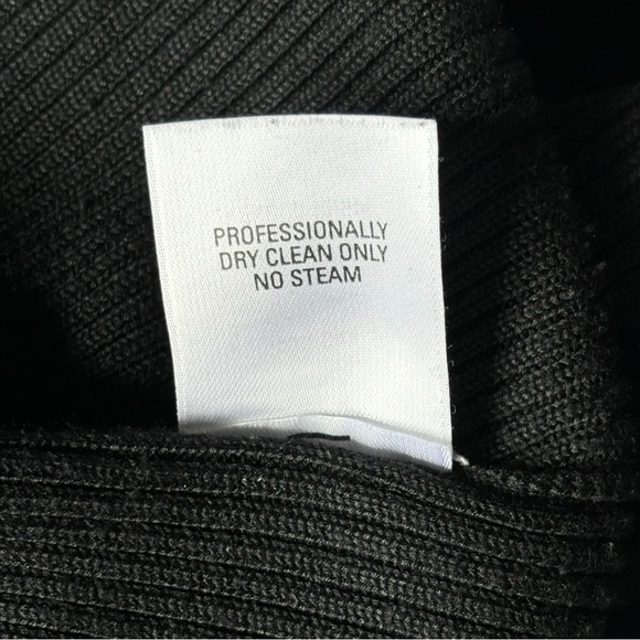 Nordstrom silk long sleeve button down ribbed cardigan twin set w/shell | Size M - Picture 11 of 15